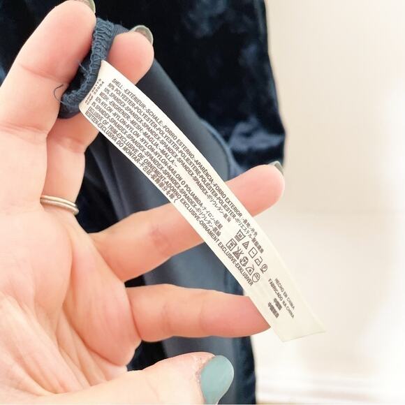 Free People GREEN Luxe Velvet Something Something Bodycon Size XS - Picture 7 of 10